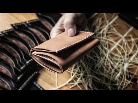 Making a Trifold Leather Wallet