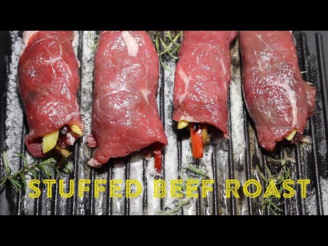 STUFFED BEEF ROAST | WITH VEGETABLES