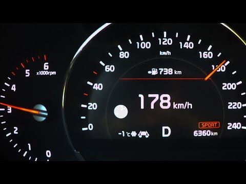 2018 Kia Sorento 2.2 CRDi AWD AT 0-100 kmh kph 0-60 mph Tachovideo Beschleunigung Acceleration