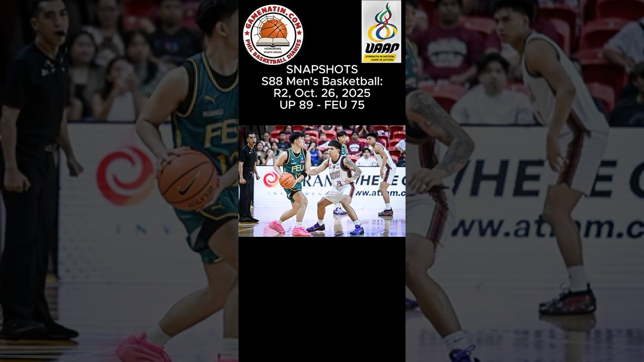 Snapshots: Men's Basketball - UP 89 - FEU 75