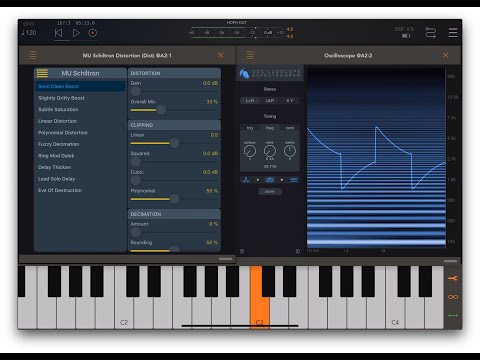 moodunits 1.2 update - peak limiter and distortion overview