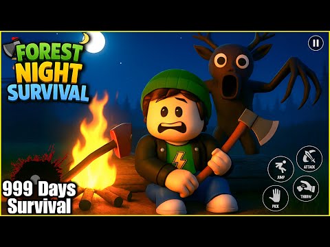 999 Nights Survival in Forest | Scary Horror Survival Gameplay | Can I Survive? - YouTube