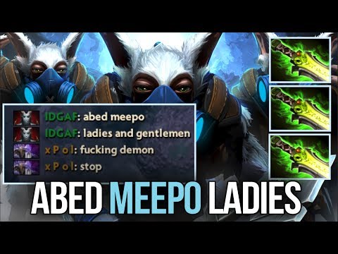 Abed Meepo Ladies 3x Etheral Blade Meta Abuse - 9.2k MMR Dota 2