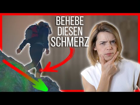 Knieschmerzen beim BERGAB gehen durch diese Übungen BESSERN