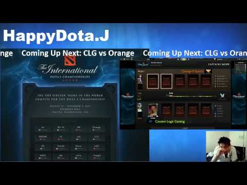 [粵語] [Dota 2] [HappyDota.J] CLG vs Orange