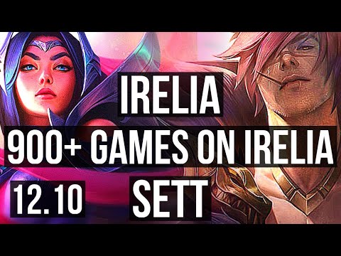 IRELIA vs SETT (TOP) | 2.5M mastery, 900+ games, 3/1/2 | EUW Diamond | 12.10