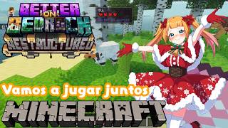 【#VtuberEspañol】¡Nuevo mundo! Aventura en Better on Bedrock 💎【#Minecraft】