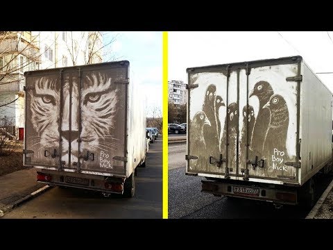 People Who Found Their Dirty Cars Turned Into Piece Of Art Video