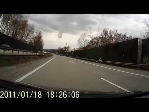 Autobahn 27 Bremen Richtung Bremerhaven (von Bremen-Vahr nach Bremen-Überseestadt)