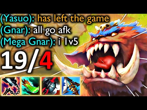 MEGA GNAR IS STRONGER THAN THE WHOLE ENEMY TEAM..