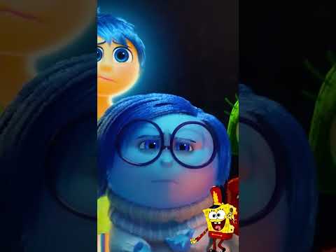 Sadness (Inside Out 2) sings the Spongebob Theme Song #cover #remix #meshup #ai #funny #spongebob