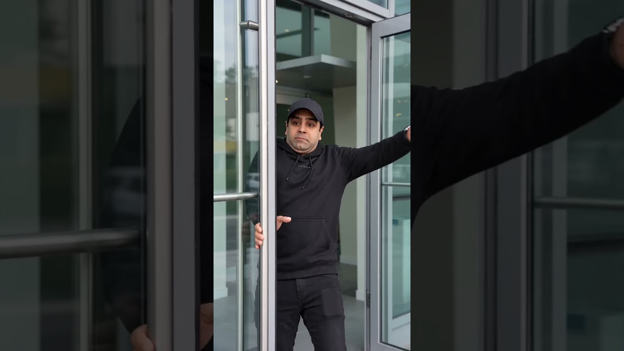 Tried to Walk Into a Glass Office and the Door Said NO ☕💀