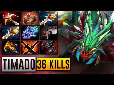Timado Weaver 36 KILLS 9 slotted - Dota 2 Pro Gameplay [Watch & Learn]