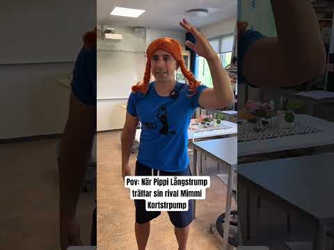 NÄR PIPPI LÅNGSTRUMP TRÄFFAR SIN RIVAL MIMMI 😂😂😂