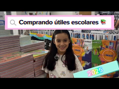 Comprando mis útiles escolares 2025💖 ADOSA
