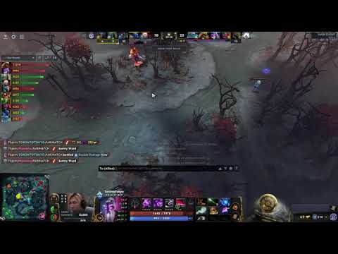 TORONTOTOKYO in all chat "ez game" OG vs Tspirit game 2