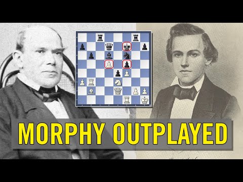 Morphy outplayed | Adolf Anderssen vs Paul Morphy 1858 Game 6