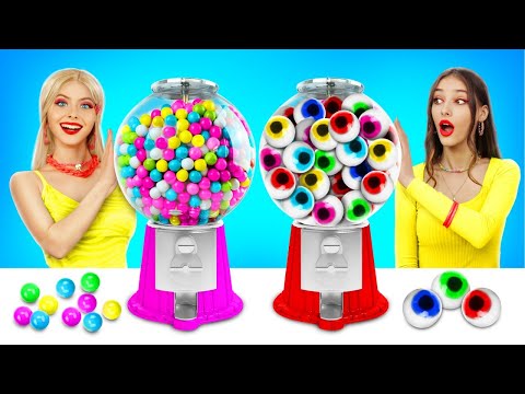 Mystery Candy Machine Challenge | Extreme Essensschlacht mit Superheld Mukbang vom Turbo Team