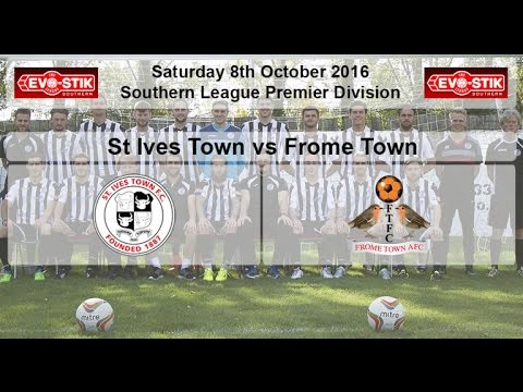 ST IVES TOWN VS FROME TOWN 8/10/16 ! *GOALS ONLY*