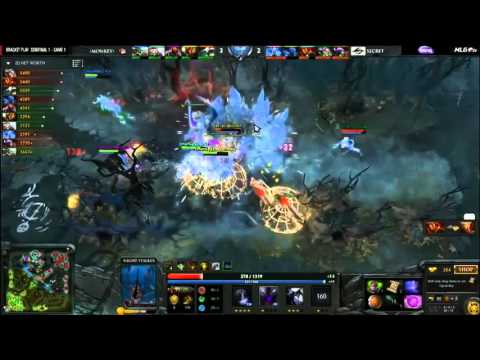 w33 Meepo Rips Through Monkey Business MLG World Dota 2 - video pro gameplay in dota 2