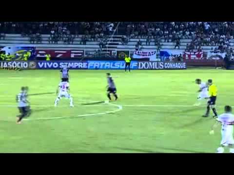 Botafogo-SP 1 x 3 São Paulo, Gols - Paulistão 2013