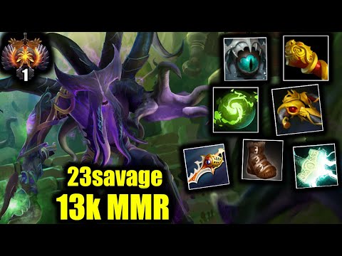 🔥 RANK TOP 1 SEA - 13k MMR - 23savage - Faceless Void - Dota 2 Pro Game Highlights