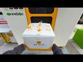 Eating From Drone Food Delivery