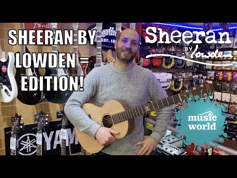 SHEERAN BY LOWDEN EQUALS EDITION GUITAR AT MUSIC WORLD IPSWICH!