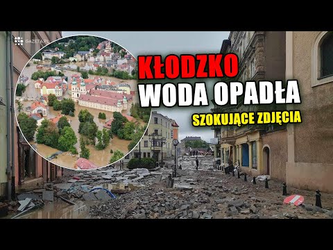 Kłodzko w trakcie i po powodzi. Szokujące zdjęcia