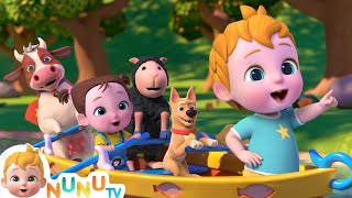 Row, Row, Row Your Boat | Nursery rhymes &amp; kids songs | NuNu Tv
