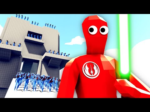 NEW Can JEDI UNITS Survive ORDER 66 In TABS? - Totally Accurate Battle Simulator Star Wars Gameplay