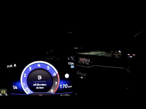 VW Taigo 150PS DSG V-Max Beschleunigung 0 - 230 Km/h Non Stop Acceleration, Autobahn Beschleunigung