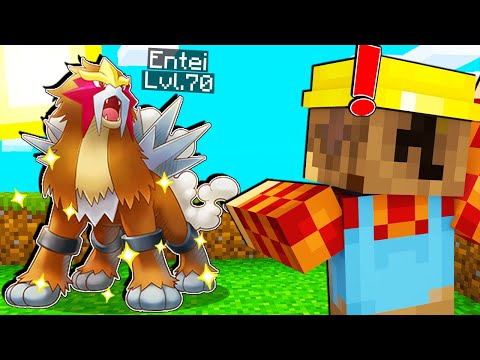 I CAUGHT LEGENDARY ENTEI IN PIXELMON ON MINECRAFT ITA!!