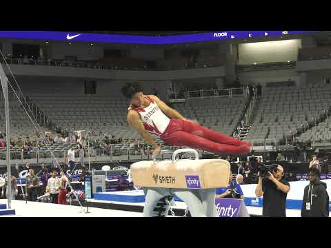 Asher Hong  - Pommel Horse -  2024 Xfinity U.S. Championships -  Senior Men Day 1