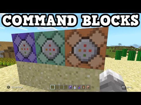 Minecraft Xbox One - All 3 Command Block TUTORIAL