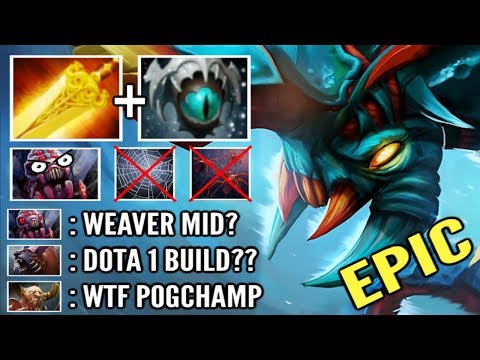 WTF RADIANCE WEAVER MID IS BACK! Imba Build vs Brood Epic Rank Gameplay by Bokerino Dota 2