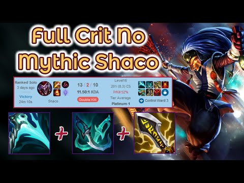 Essence Reaver Rush Shaco Jungle - S11 Meta Build? [League of Legends] Full Gameplay -Infernal Shaco