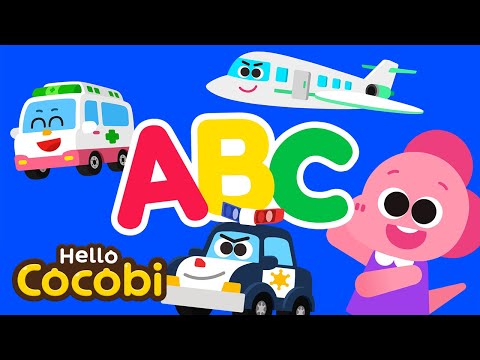 Vehicle ABC Song | Nursery Rhymes & Kids Songs | Hello Cocobi