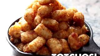 Tots!: 50 Tot-ally Awesome Recipes from Totchos to Sweet Po-tot-o Pie by Dan Whalen