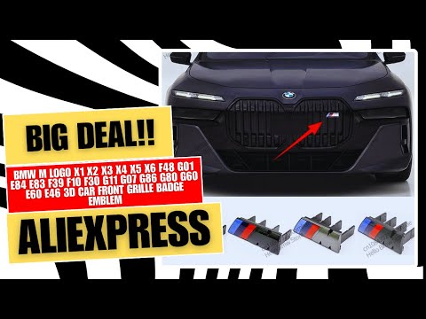 BMW M Logo X1 X2 X3 X4 X5 X6 F48 G01 E84 E83 F39 F10 F30 G11 G07 G86 G80 G60 E60 E46 3D Front Grille
