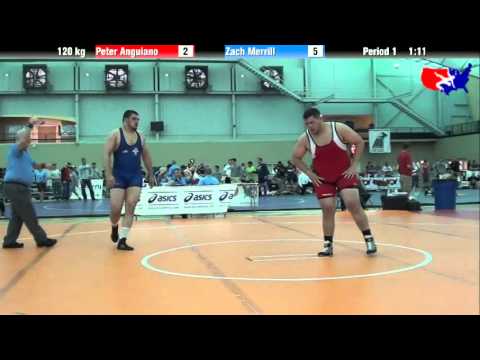 Peter Anguiano vs. Zach Merrill at 2013 ASICS University Nationals - FS