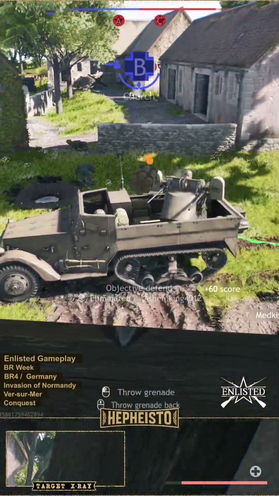 Rifleman eliminates M13 MGMC with Explosion Pack