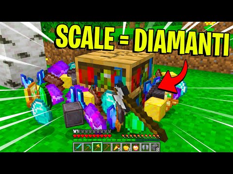 MINECRAFT MA LE *SCALE* DROPPANO *DIAMANTI* - Minecraft ITA