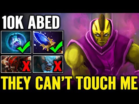 Abed Fun Build with Agha + Linken 10K Carry Anti Mage Dota 2