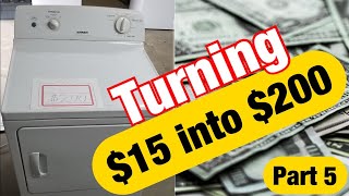Making money from home in 2021 Turning $15 to $200 plus trade-in "Used Appliance repair business”