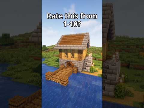 EPIC Minecraft Fisherman House Build - Viral Short! 🎮🔥