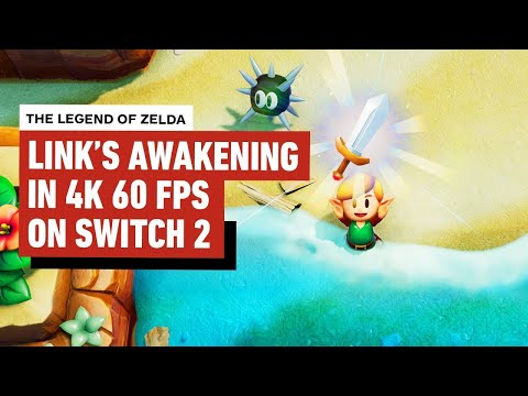 The Legend of Zelda: Link's Awakening Gameplay on Switch 2 in 4K, 60FPS