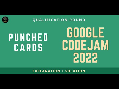 Punched Cards (Explanation + Solution)  || Google Code jam Qualification Round 2022 || Codeyantra