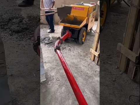Small Portable Mini Concrete Pumping Machine #concretepump
