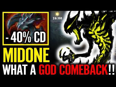 -40% CD What a Comeback by MIDONE Shadow Fiend Dota 2 Epic SF Gameplay 7.10 META